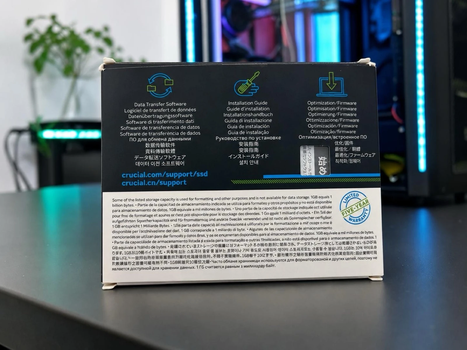Crucial MX500 SSD 1TB  – photo 2